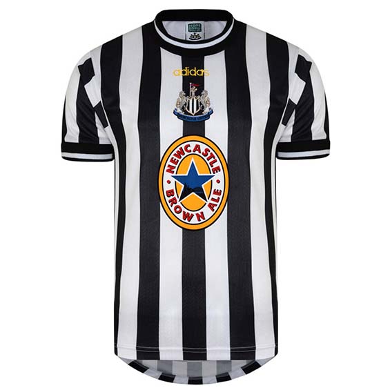 Tailandia Camiseta Newcastle United 1st Retro 1997 Negro Blanco